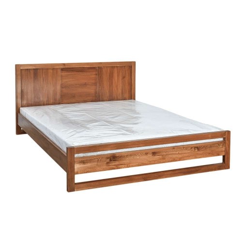 Łóżko w stylu skandynawskim z drewna